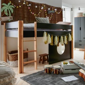 Charcoal Mid Sleeper with Hut by Infans (5894316949657)
