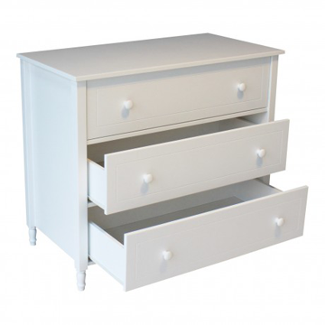 Kidz Beds - Emma Chest of Drawers - White (5894312919193)