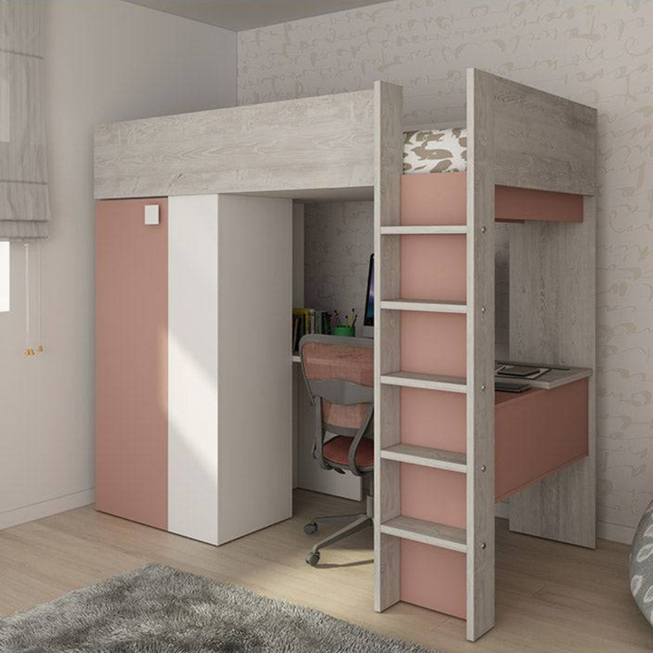 Trasman Studio Highsleeper in Antique Pink - Jellybean 