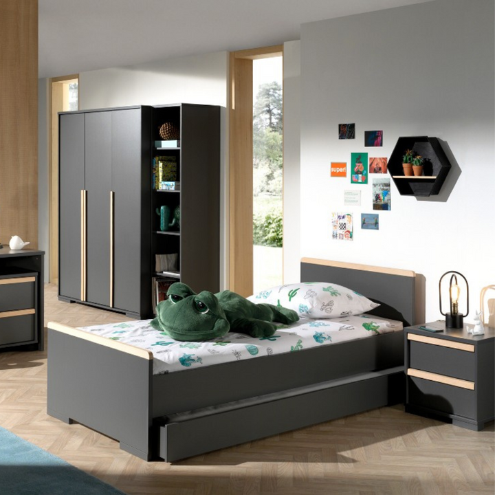 Vipack - London Trundle Bed Drawer - Grey - Jellybean 