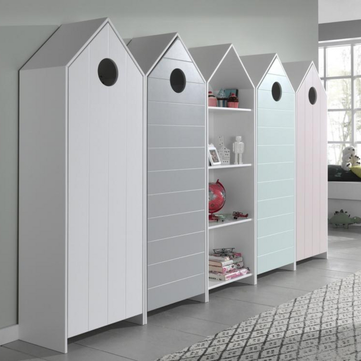 Vipack - Casami Wardrobe - with door - Colour Options - Jellybean 