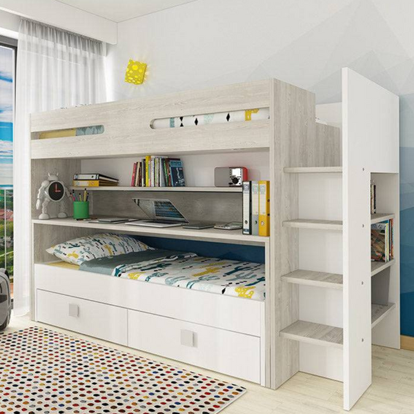Trasman Spectra in Natural - Bunk Bed - Jellybean 