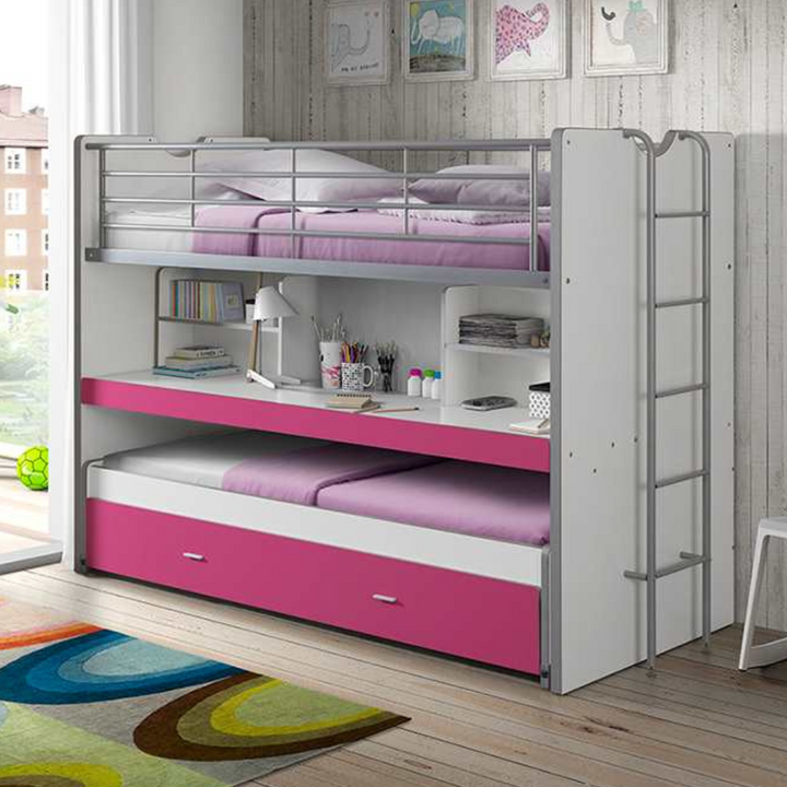 Vipack - Bonny 3 in 1 Bed - Colour Options Available - Jellybean 