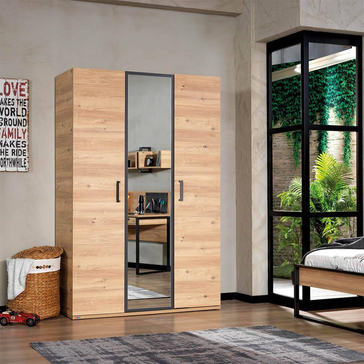 Kidz Beds - Irony Wardrobe With 3 Hinged Doors (6676870561945)