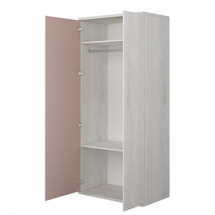 Trasman Jules 2 Door Wardrobe - Antique Pink (5894304170137)