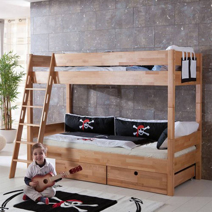 Kidz Beds - Stefan Bunk Bed - Beech (5894311706777)