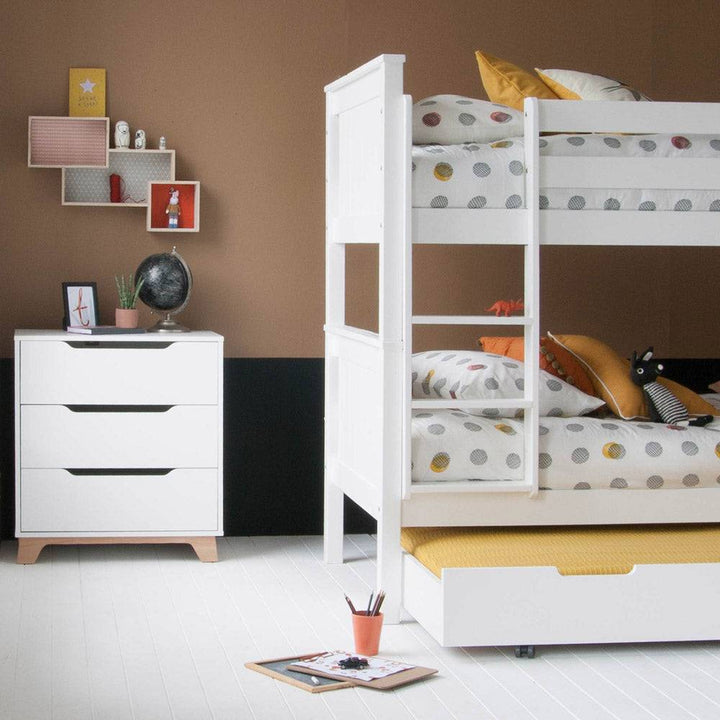 Little Folks Furniture - Classic Beech Bunk Beds - White (5894319538329)