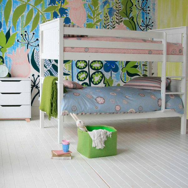 Little Folks Furniture - Classic Beech Bunk Beds - White (5894319538329)