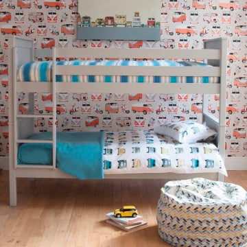Little Folks Furniture - Classic Beech Bunk Beds - Grey (5894319571097)