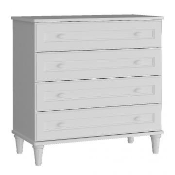 Kidz Beds - Lora Chest of Drawers with Mirror (5894301417625)