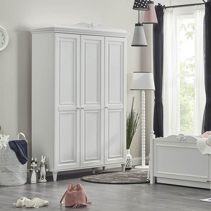 Kidz Beds - Lora 3 Door Wardrobe (5894301253785)