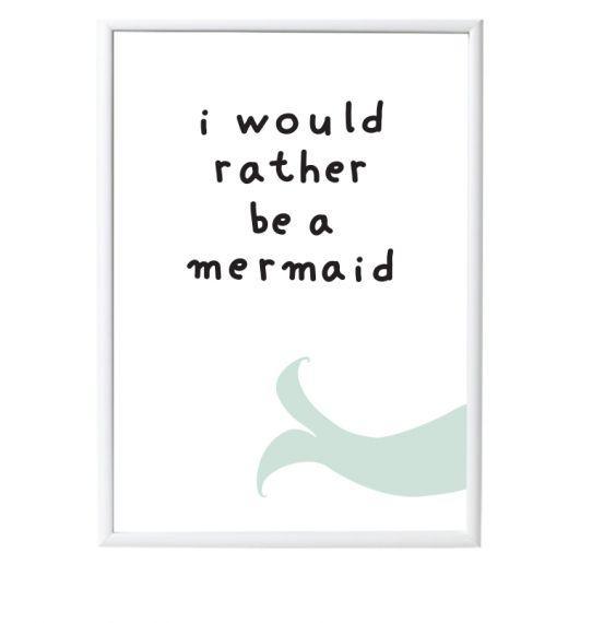 A Little Lovely Company - Poster - Mermaid (5894323044505)
