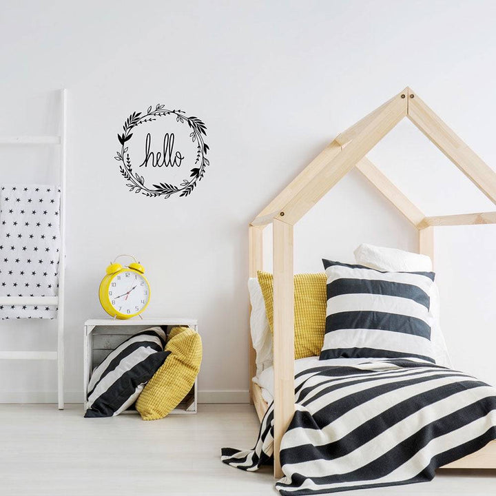 Pom - Wall Stckers - Large Hello Black (5945520357529)