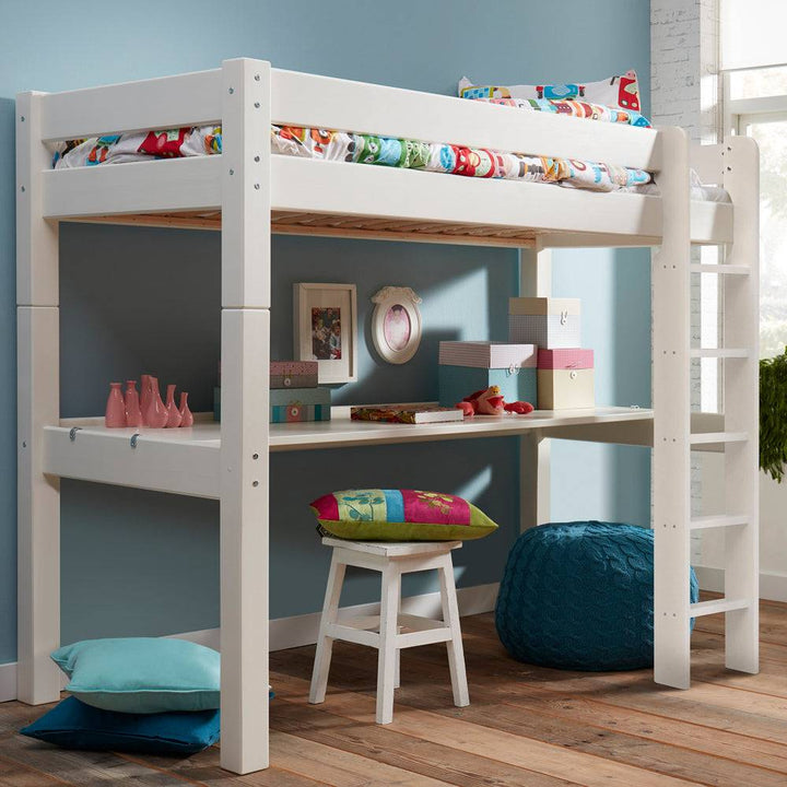 Kidz Beds - Nova High Sleeper with Full Length Desk (5894315475097)