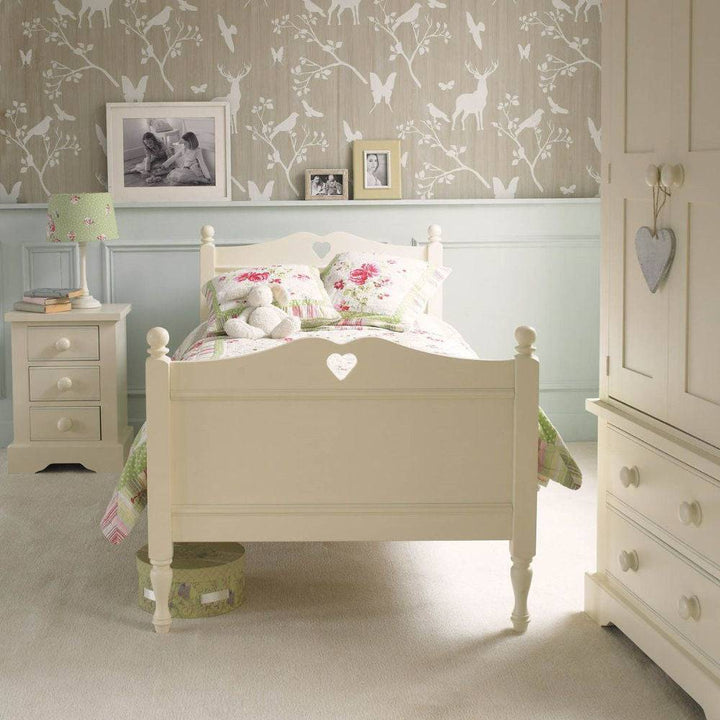 Little Folks Furniture - Fargo Single Bed with Carved Heart (5894324650137)