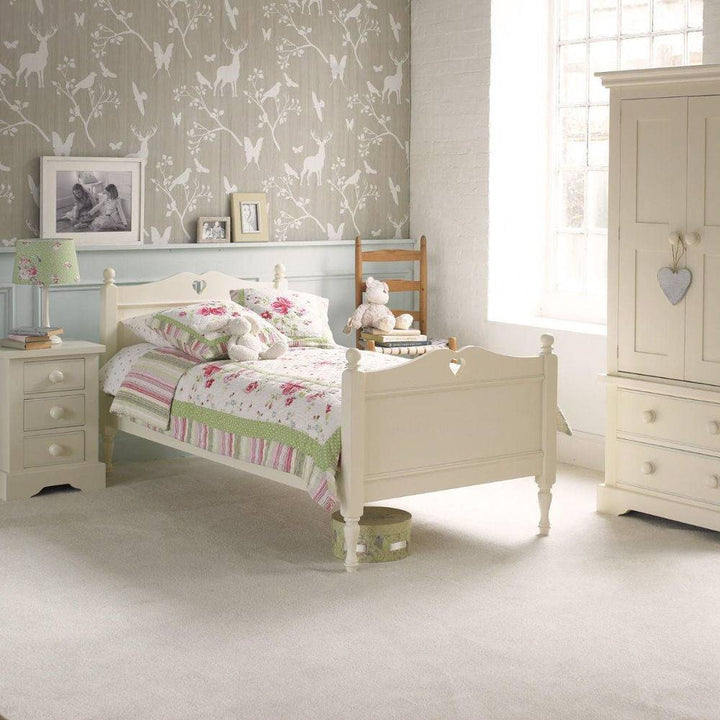 Little Folks Furniture - Fargo Single Bed with Carved Heart (5894324650137)