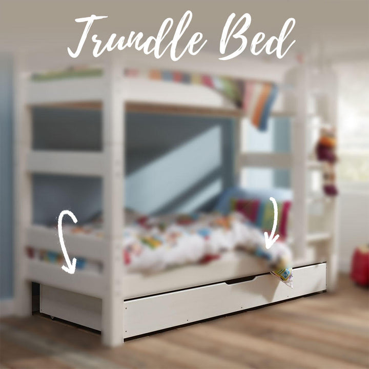 Kidz Beds - Trundle Bed Drawer - White (5894317211801)