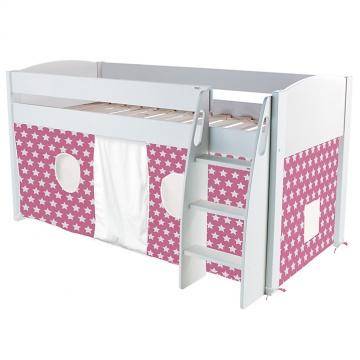 Stompa - UNOS Mid Sleeper With Play Curtains - Colour Options Available (5934572011673)