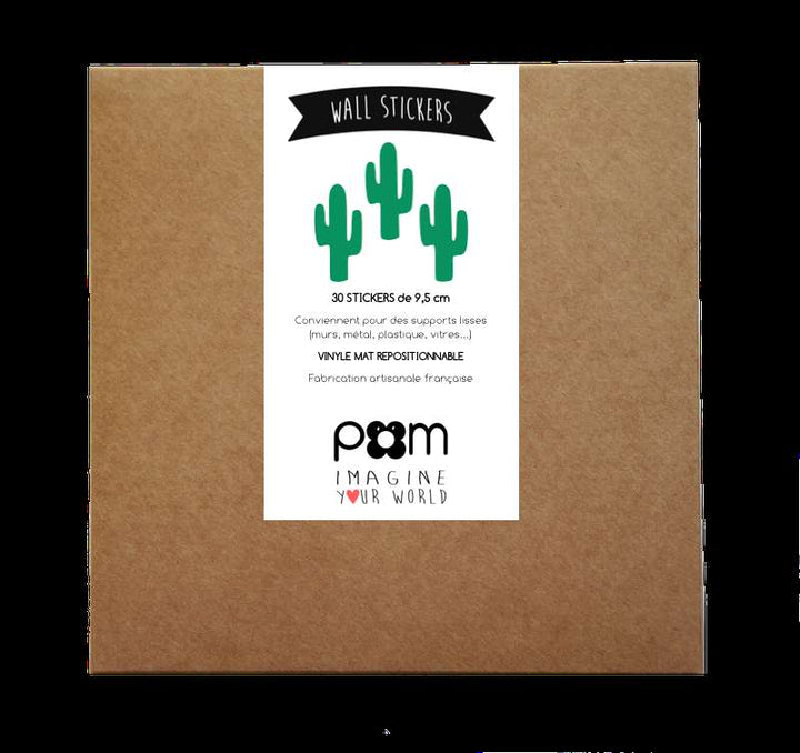 Pom - Wall Stickers - Cactus - Green (5894324813977)