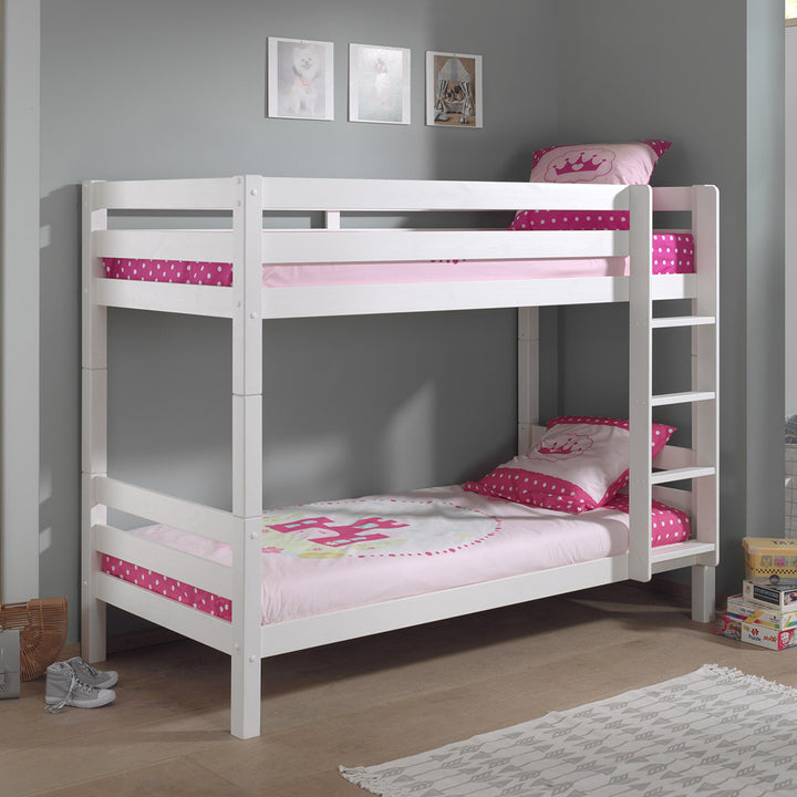 White Bunk Beds 160cm by Vipack Pino (5894322552985)
