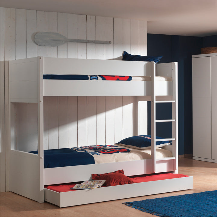Vipack - Lara Bunk Bed - White (5894318358681)