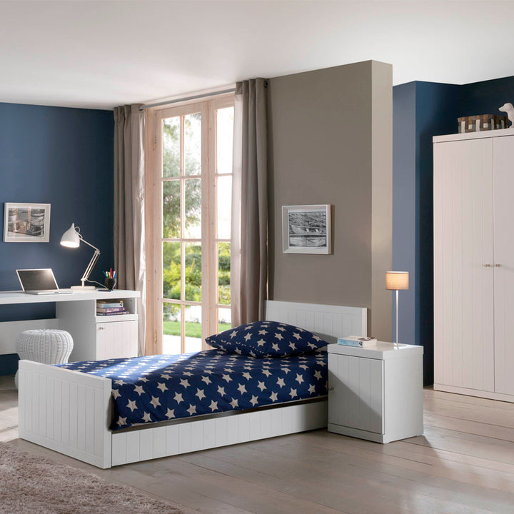 Vipack - Robin Bedside Locker - White (5894324158617)