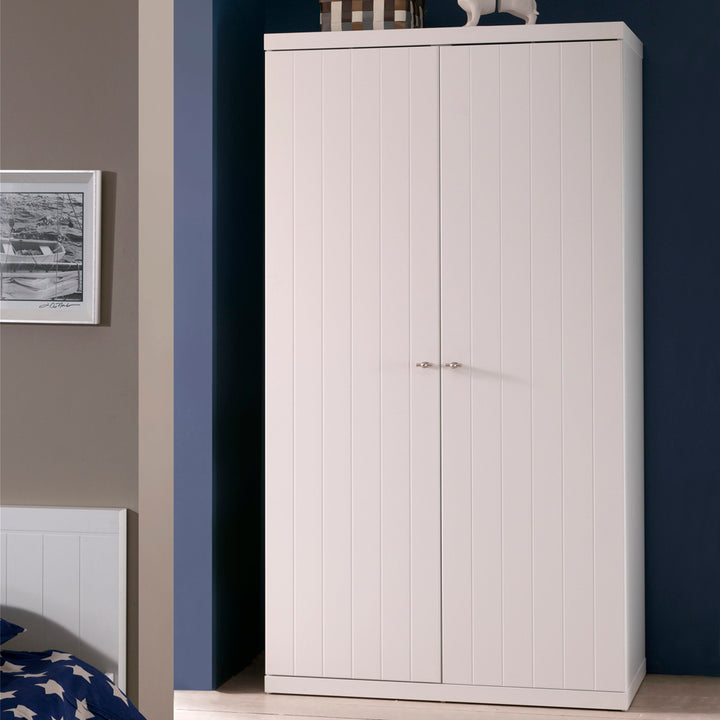 Vipack - Robin 2 Door Wardrobe - White (5894324093081)