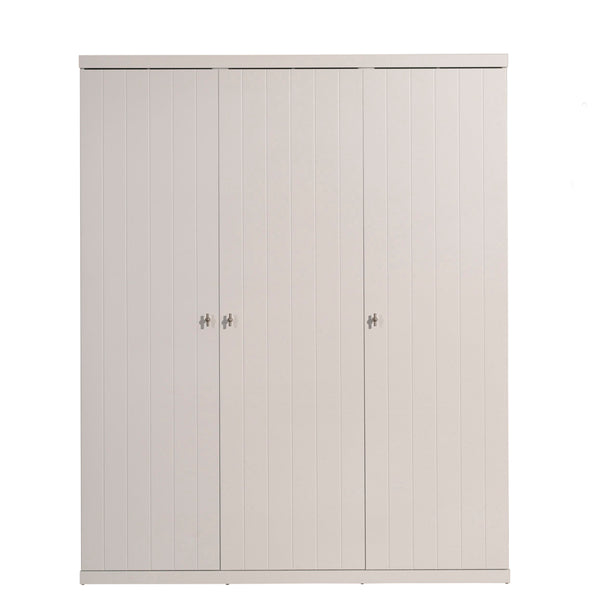 Vipack - Robin 3 Door Wardrobe - White (5894324125849)