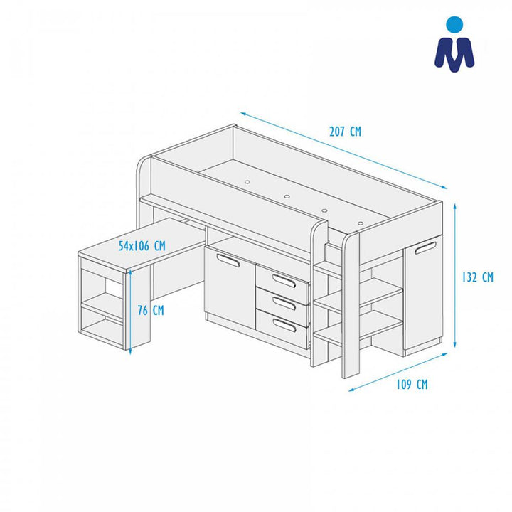 Trasman - Yolo Mid Sleeper Complete - White (5894308036761)